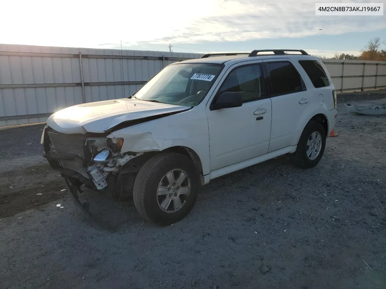 2010 Mercury Mariner VIN: 4M2CN8B73AKJ19667 Lot: 77877774