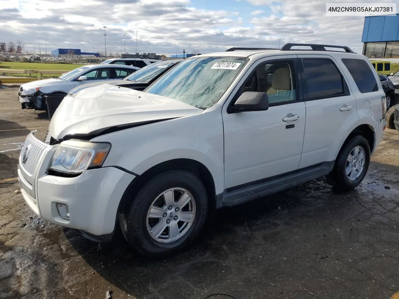 2010 Mercury Mariner VIN: 4M2CN9BG5AKJ07381 Lot: 78217074