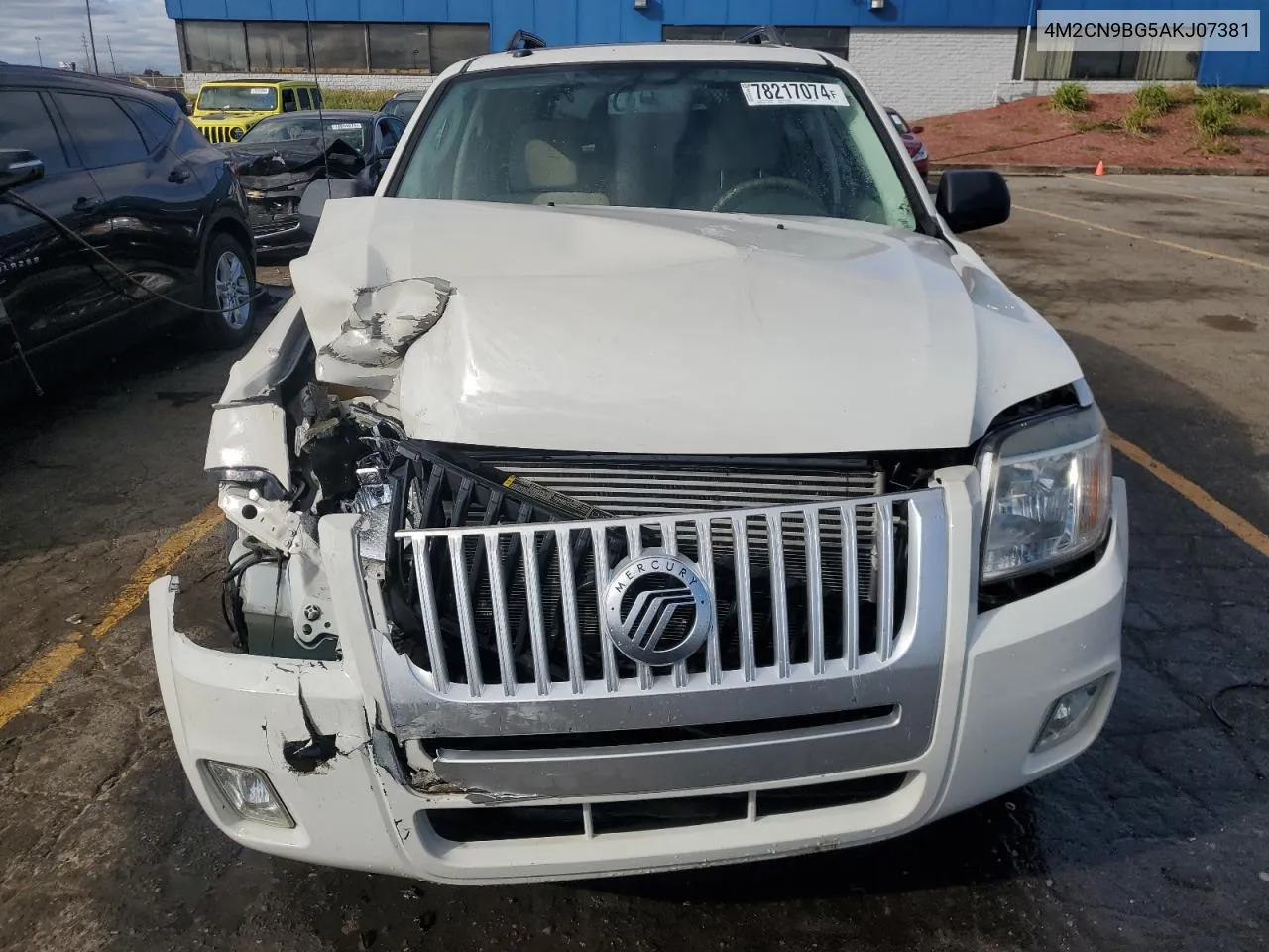 2010 Mercury Mariner VIN: 4M2CN9BG5AKJ07381 Lot: 78217074