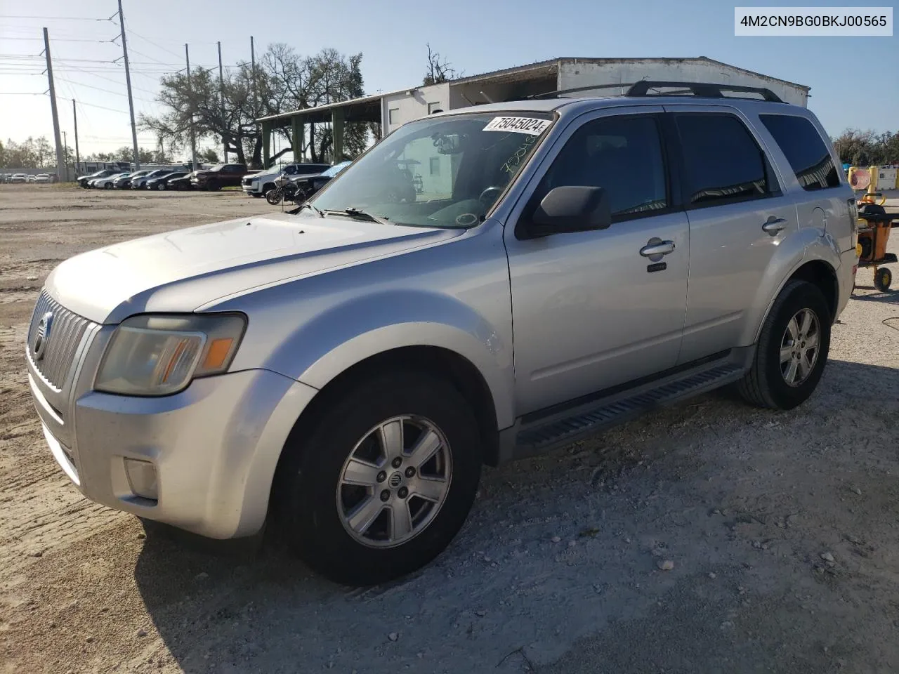 2011 Mercury Mariner VIN: 4M2CN9BG0BKJ00565 Lot: 75045024