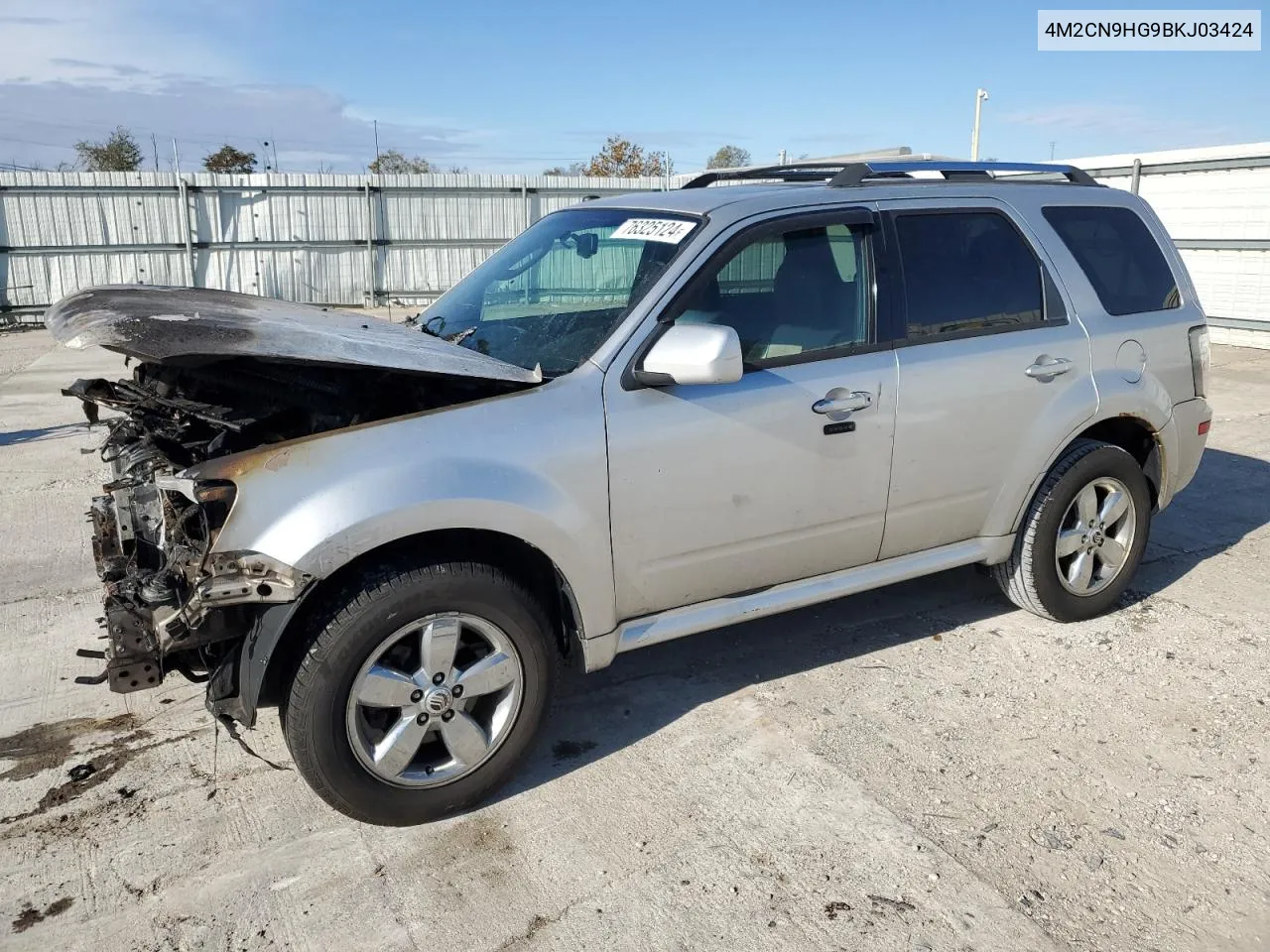 2011 Mercury Mariner Premier VIN: 4M2CN9HG9BKJ03424 Lot: 76325124