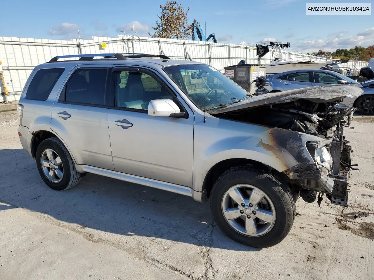 2011 Mercury Mariner Premier VIN: 4M2CN9HG9BKJ03424 Lot: 76325124