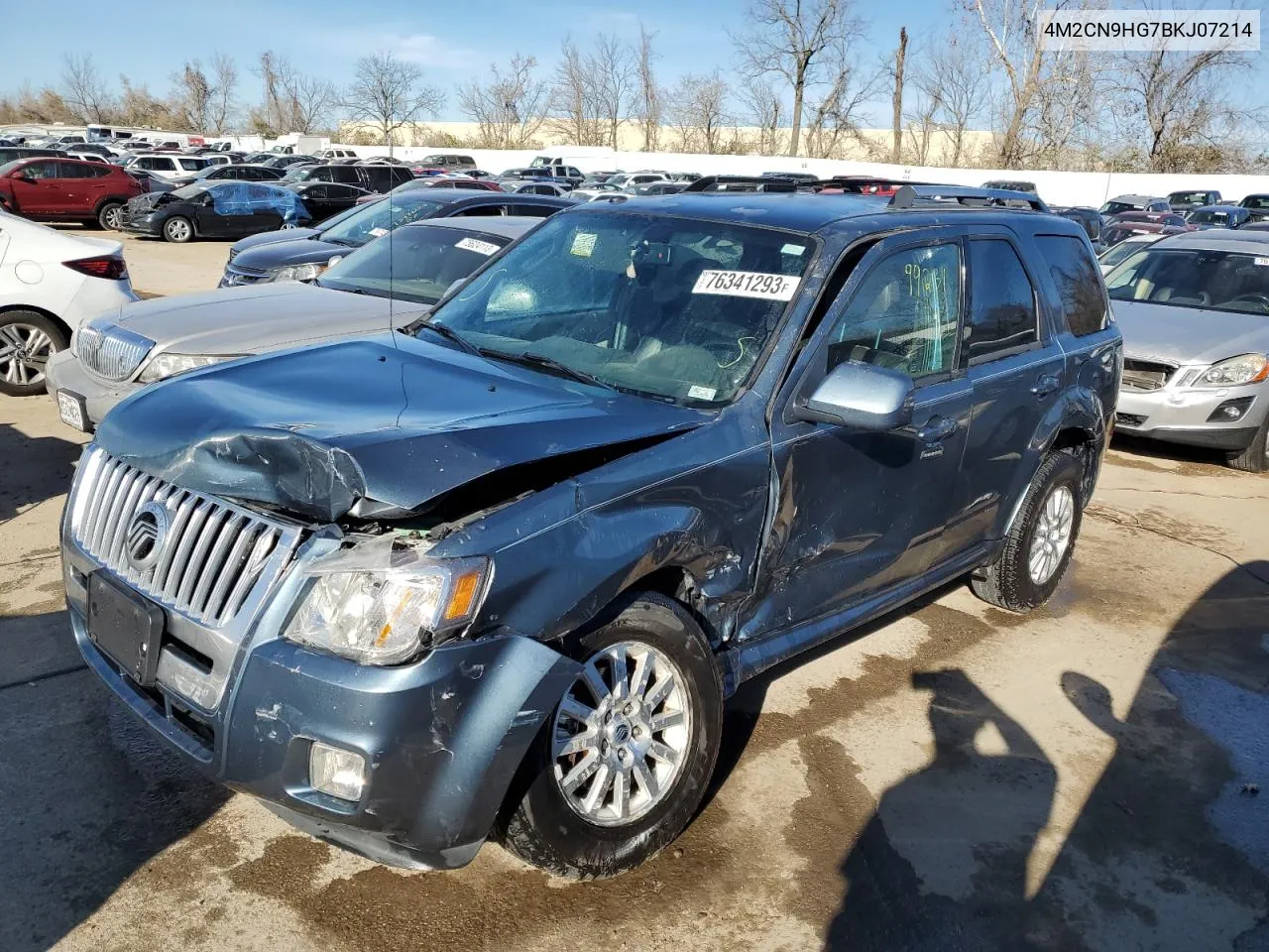 2011 Mercury Mariner Premier VIN: 4M2CN9HG7BKJ07214 Lot: 76341293