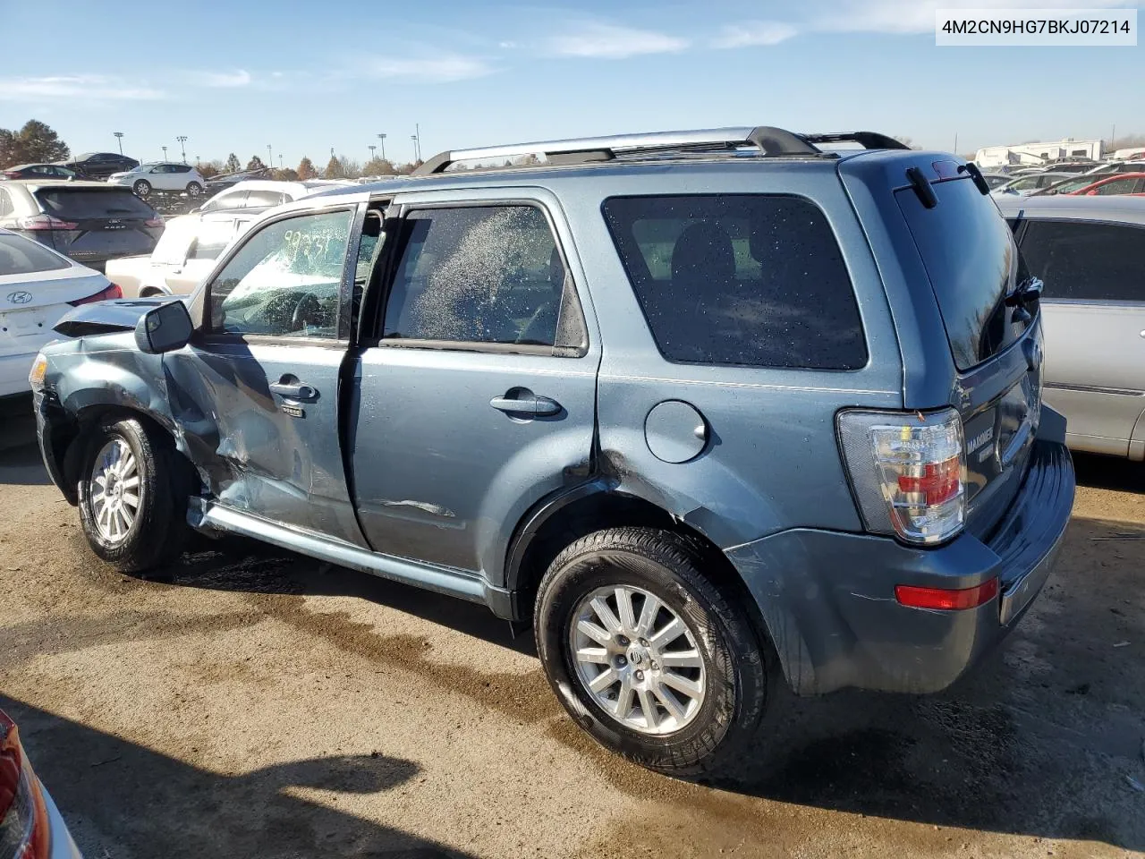 4M2CN9HG7BKJ07214 2011 Mercury Mariner Premier