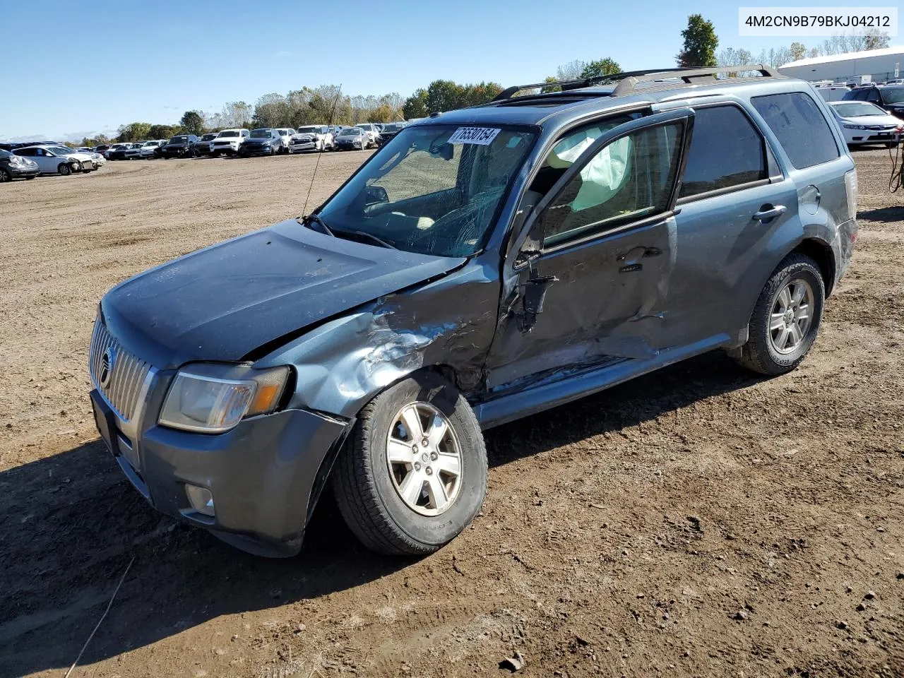 2011 Mercury Mariner VIN: 4M2CN9B79BKJ04212 Lot: 76530154