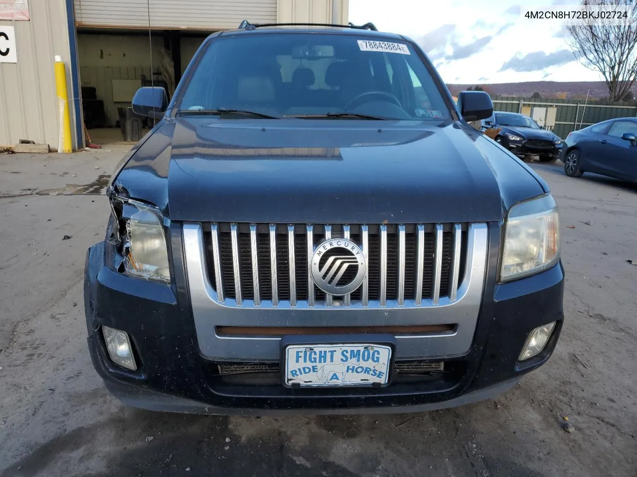 2011 Mercury Mariner Premier VIN: 4M2CN8H72BKJ02724 Lot: 78843884