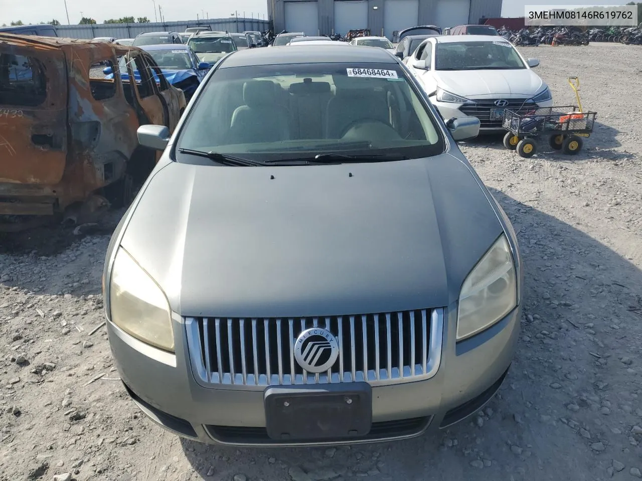 2006 Mercury Milan Premier VIN: 3MEHM08146R619762 Lot: 68468464