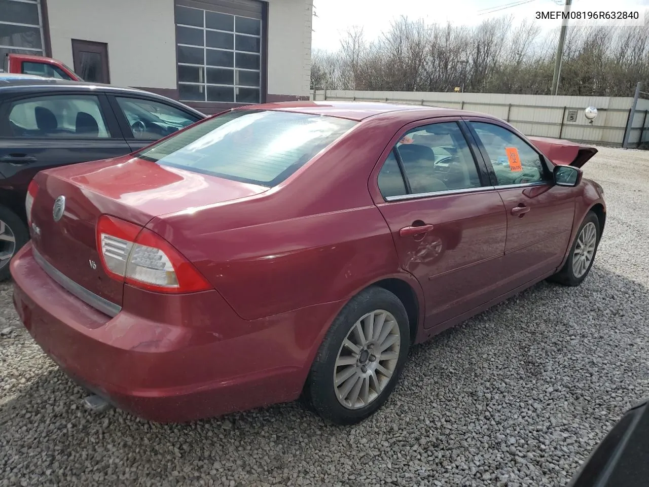 2006 Mercury Milan Premier VIN: 3MEFM08196R632840 Lot: 73494264