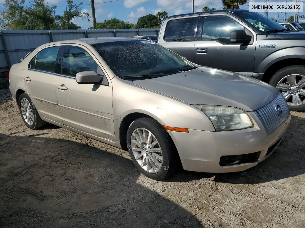 2006 Mercury Milan Premier VIN: 3MEHM08156R632455 Lot: 74492704