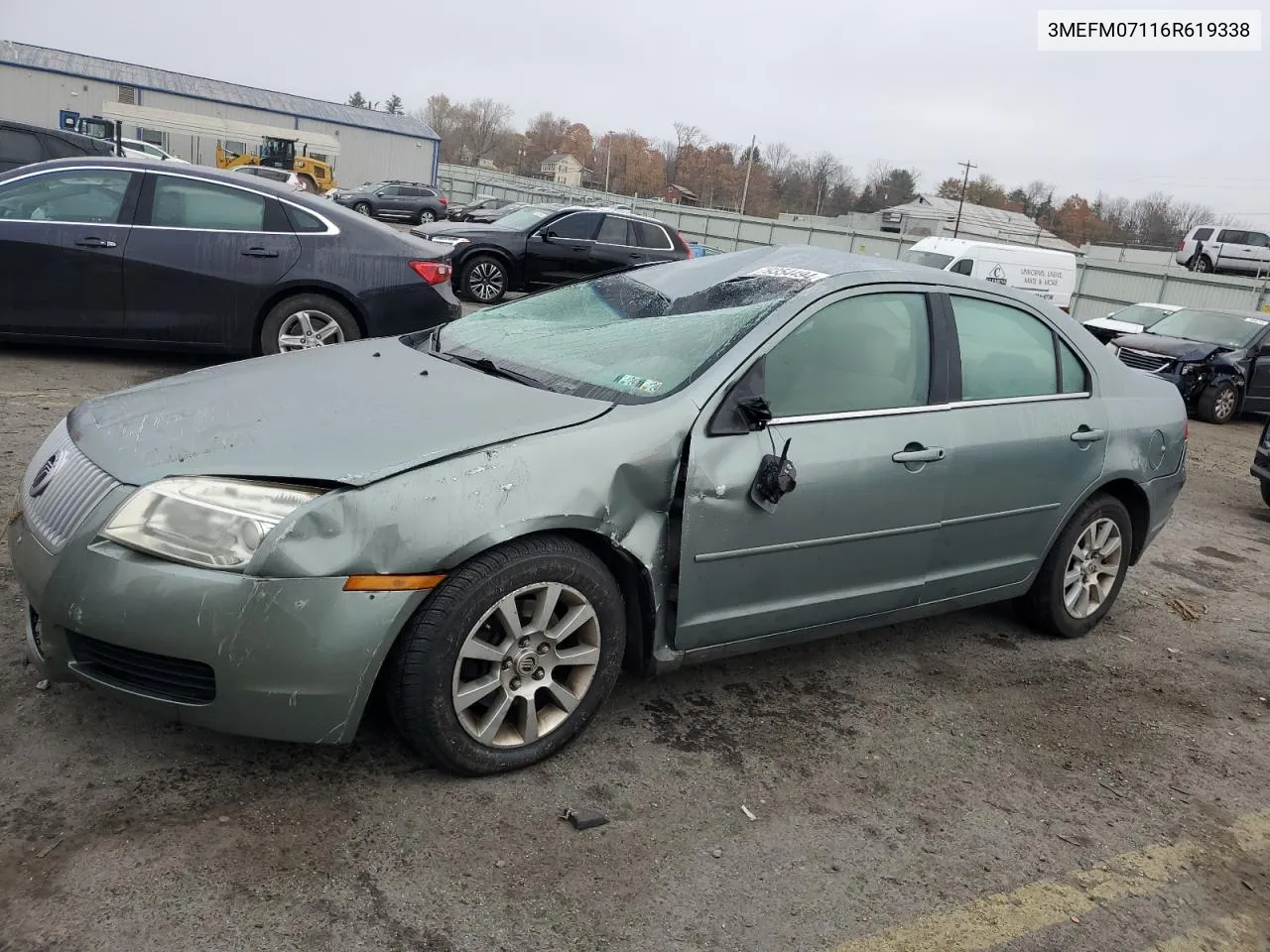 2006 Mercury Milan VIN: 3MEFM07116R619338 Lot: 79354494