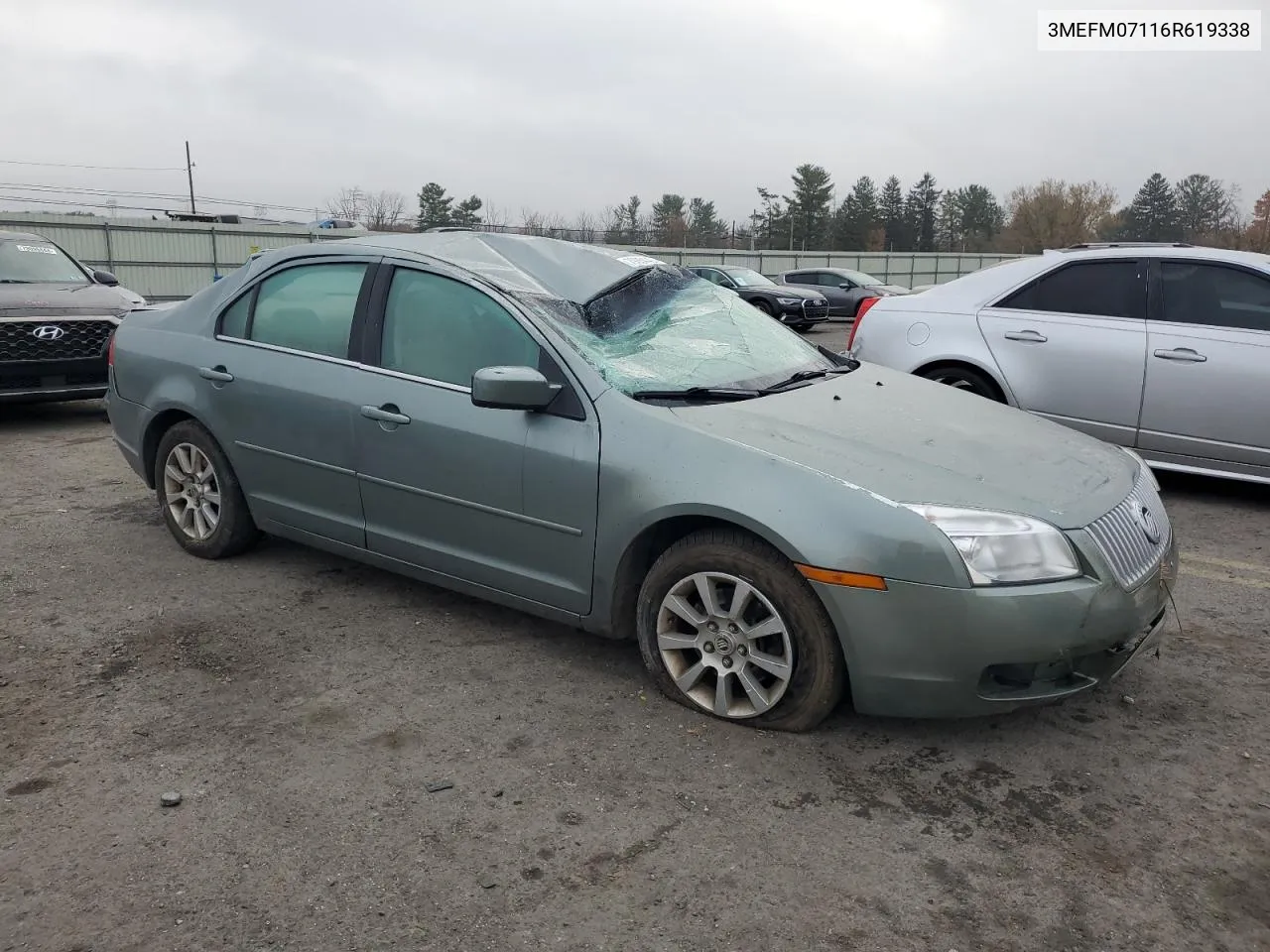 2006 Mercury Milan VIN: 3MEFM07116R619338 Lot: 79354494