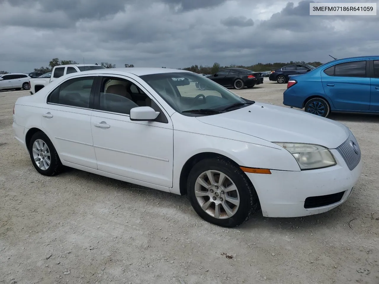 2006 Mercury Milan VIN: 3MEFM07186R641059 Lot: 79450604