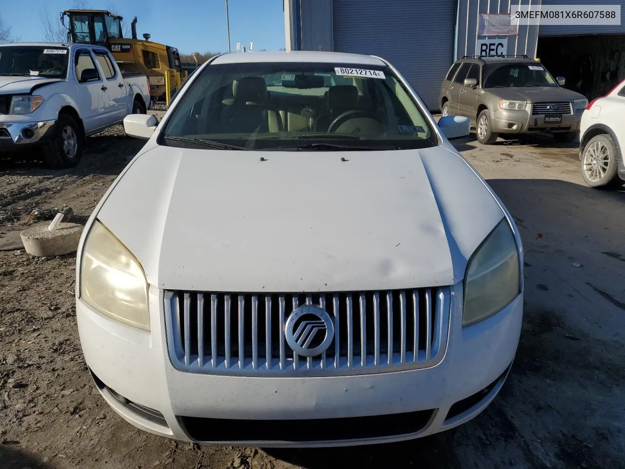 2006 Mercury Milan Premier VIN: 3MEFM081X6R607588 Lot: 80212714