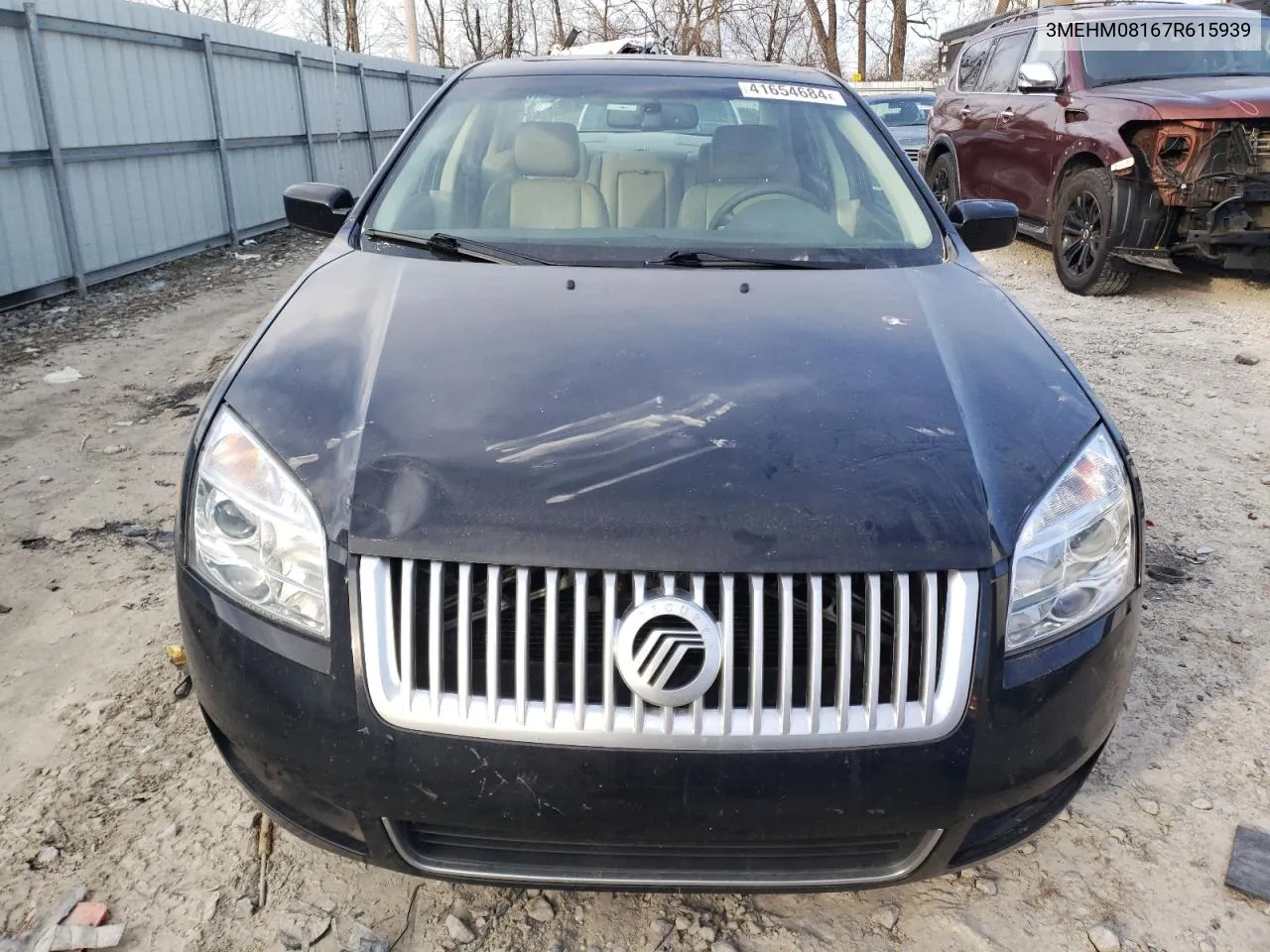 2007 Mercury Milan Premier VIN: 3MEHM08167R615939 Lot: 41654684