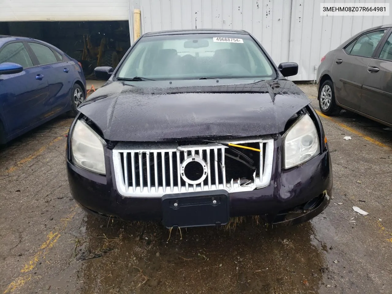 2007 Mercury Milan Premier VIN: 3MEHM08Z07R664981 Lot: 49688754