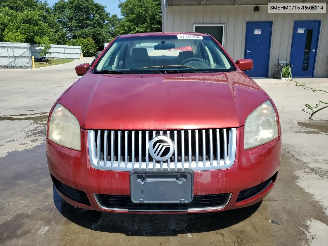 2007 Mercury Milan VIN: 3MEHM07157R605114 Lot: 57137364