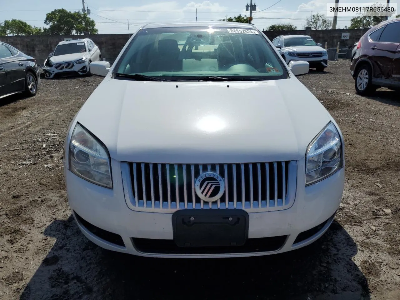 2007 Mercury Milan Premier VIN: 3MEHM08117R656480 Lot: 68552024