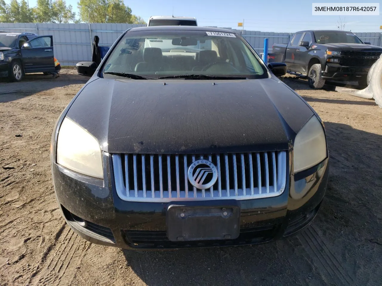 2007 Mercury Milan Premier VIN: 3MEHM08187R642057 Lot: 71561724