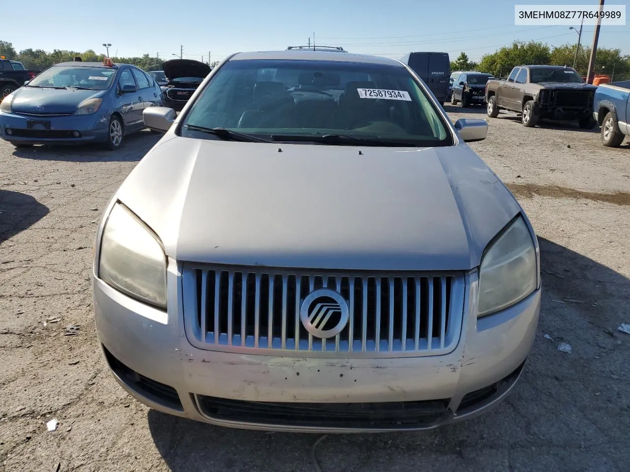 2007 Mercury Milan Premier VIN: 3MEHM08Z77R649989 Lot: 72587934