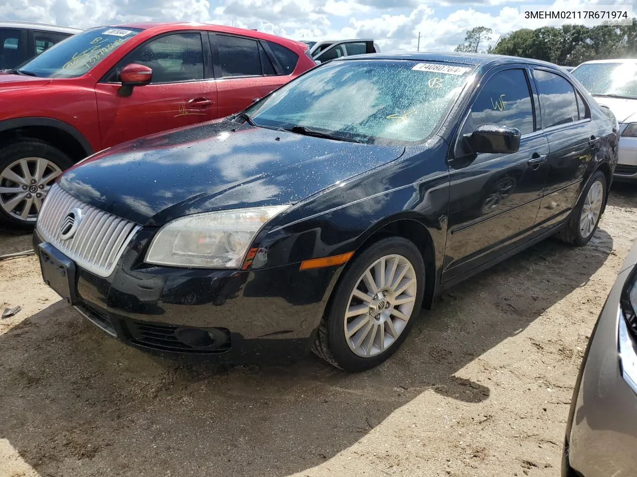 2007 Mercury Milan Premier VIN: 3MEHM02117R671974 Lot: 74080764