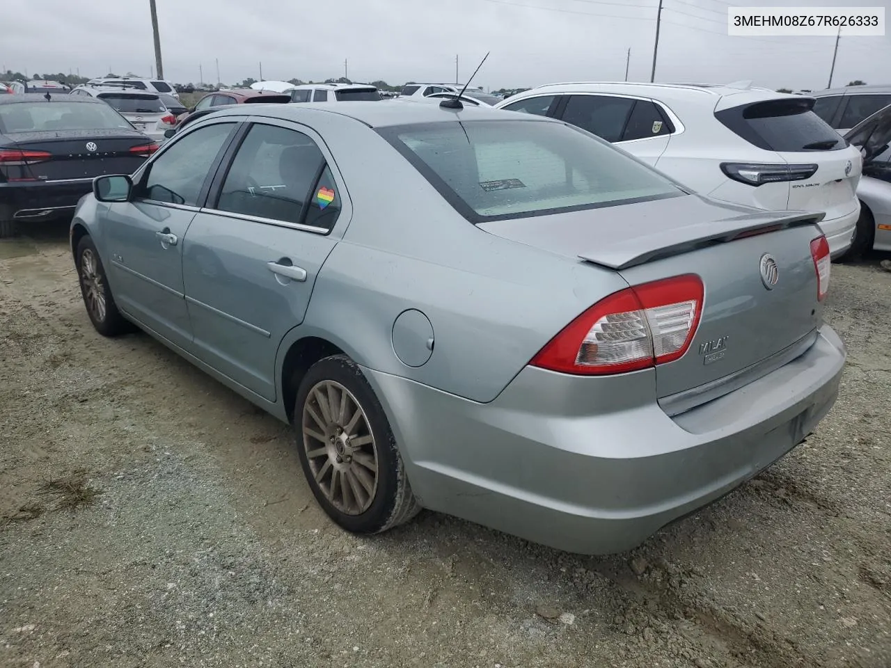 2007 Mercury Milan Premier VIN: 3MEHM08Z67R626333 Lot: 74704054