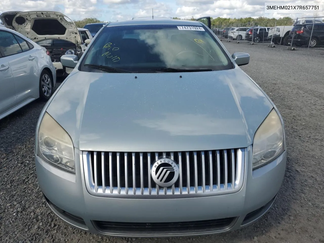 2007 Mercury Milan Premier VIN: 3MEHM021X7R657751 Lot: 74731924