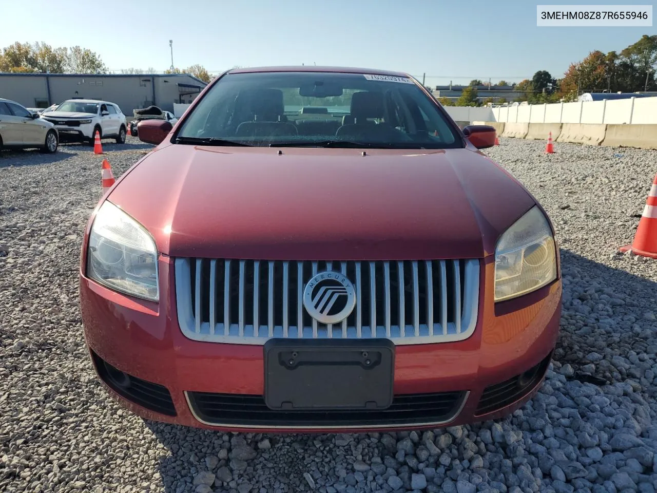 2007 Mercury Milan Premier VIN: 3MEHM08Z87R655946 Lot: 76320974