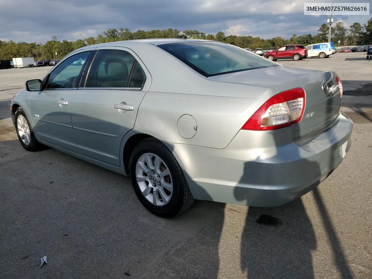 2007 Mercury Milan VIN: 3MEHM07Z57R626616 Lot: 78368324