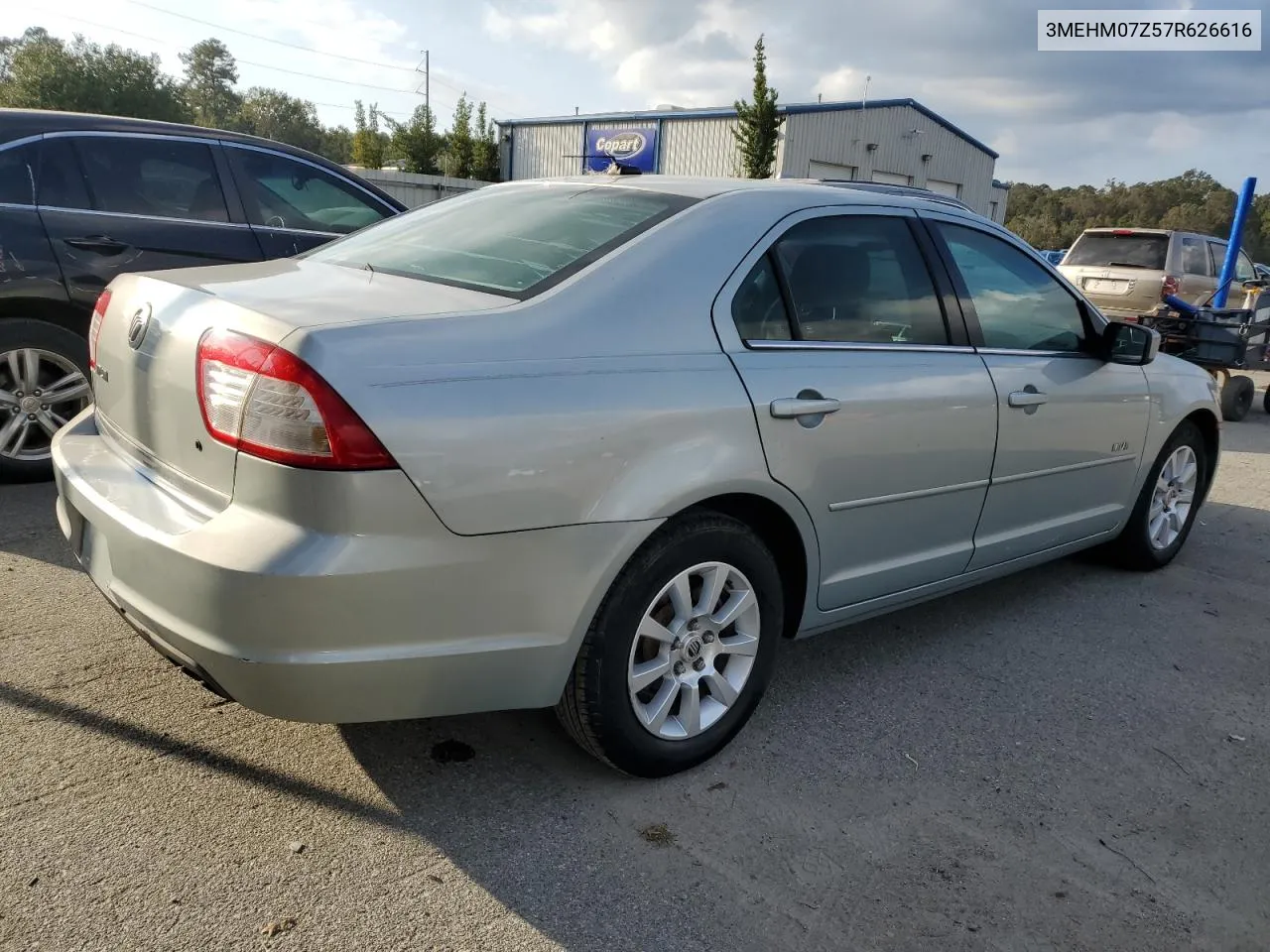 2007 Mercury Milan VIN: 3MEHM07Z57R626616 Lot: 78368324