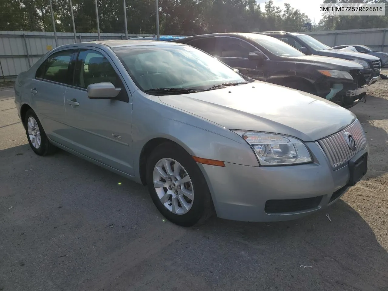 2007 Mercury Milan VIN: 3MEHM07Z57R626616 Lot: 78368324