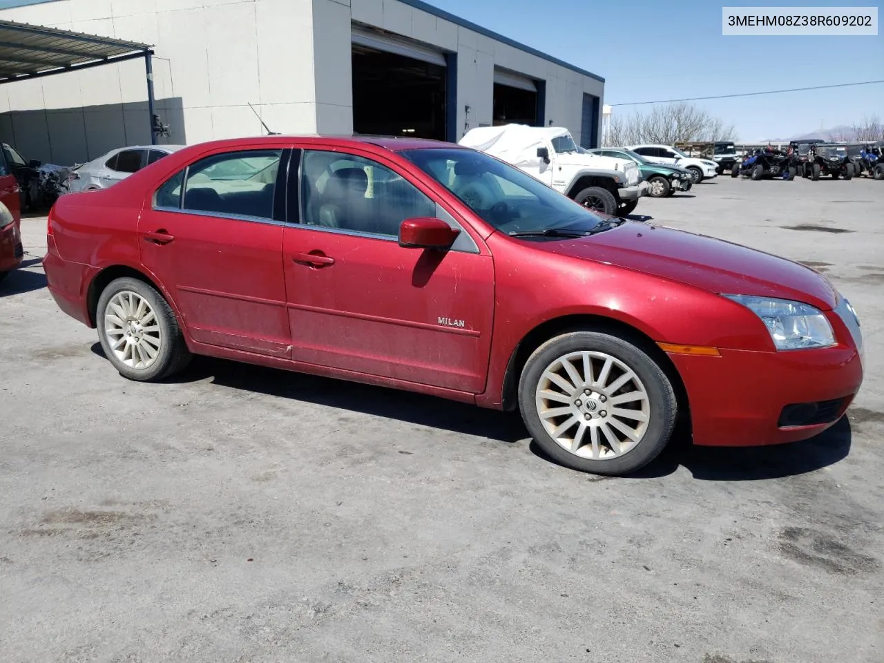 2008 Mercury Milan Premier VIN: 3MEHM08Z38R609202 Lot: 48696814