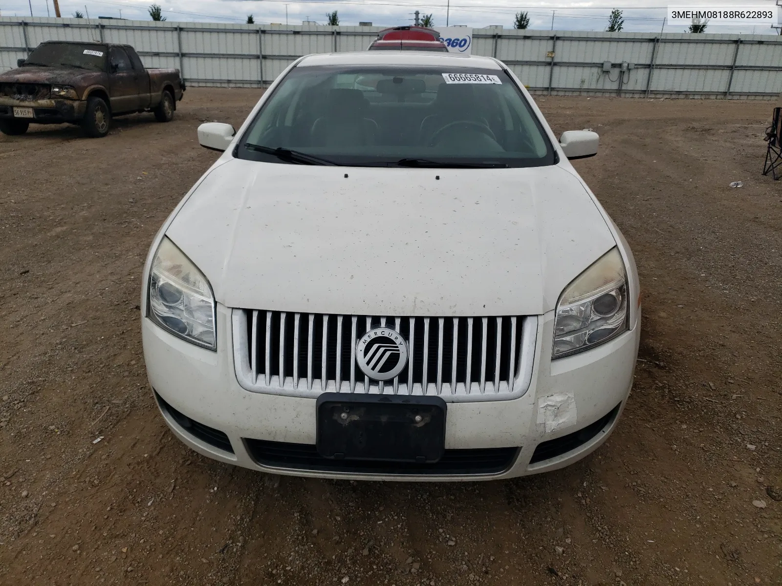 2008 Mercury Milan Premier VIN: 3MEHM08188R622893 Lot: 66665814