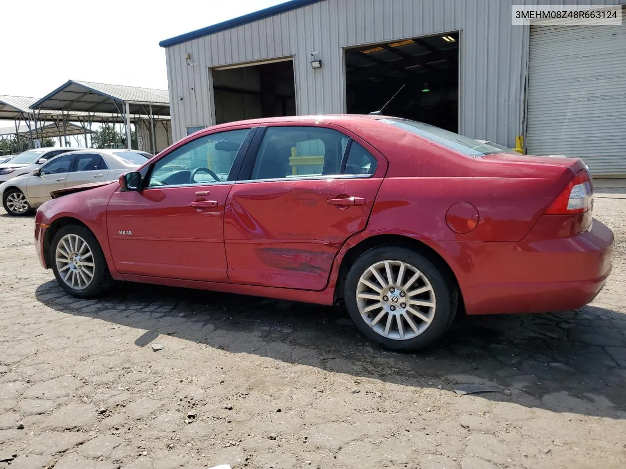 2008 Mercury Milan Premier VIN: 3MEHM08Z48R663124 Lot: 69714054