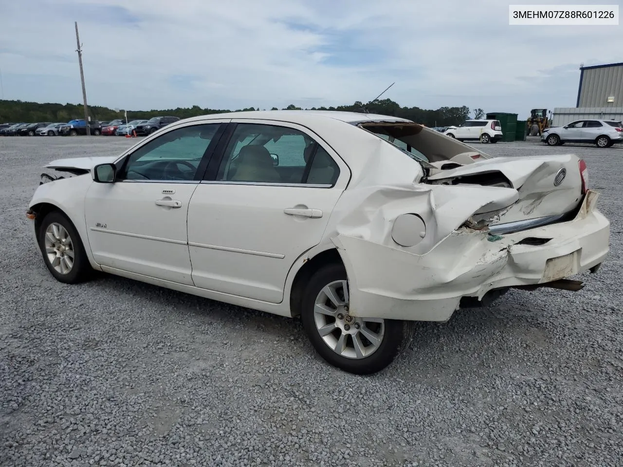 2008 Mercury Milan VIN: 3MEHM07Z88R601226 Lot: 70238774