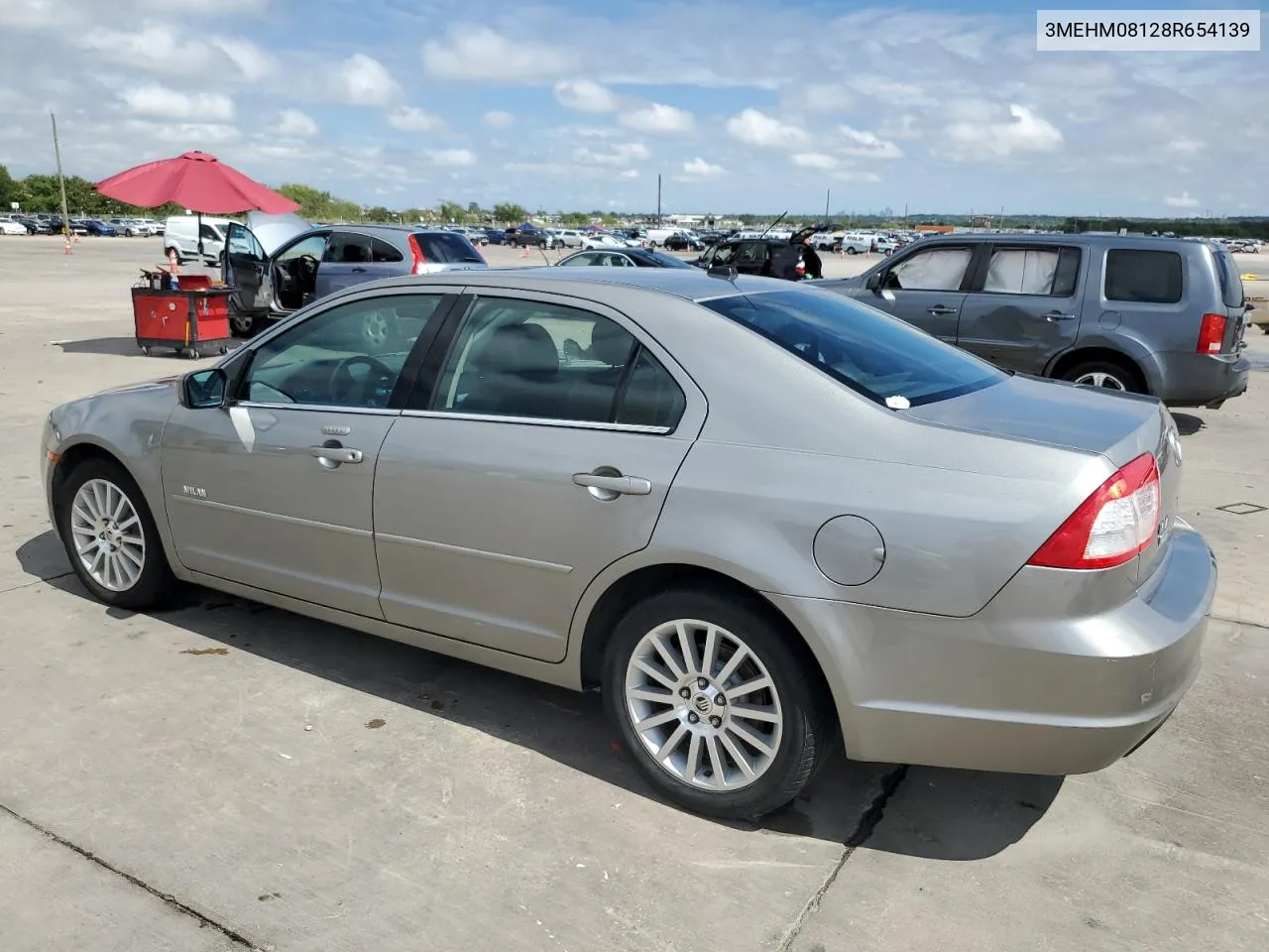 2008 Mercury Milan Premier VIN: 3MEHM08128R654139 Lot: 72622154