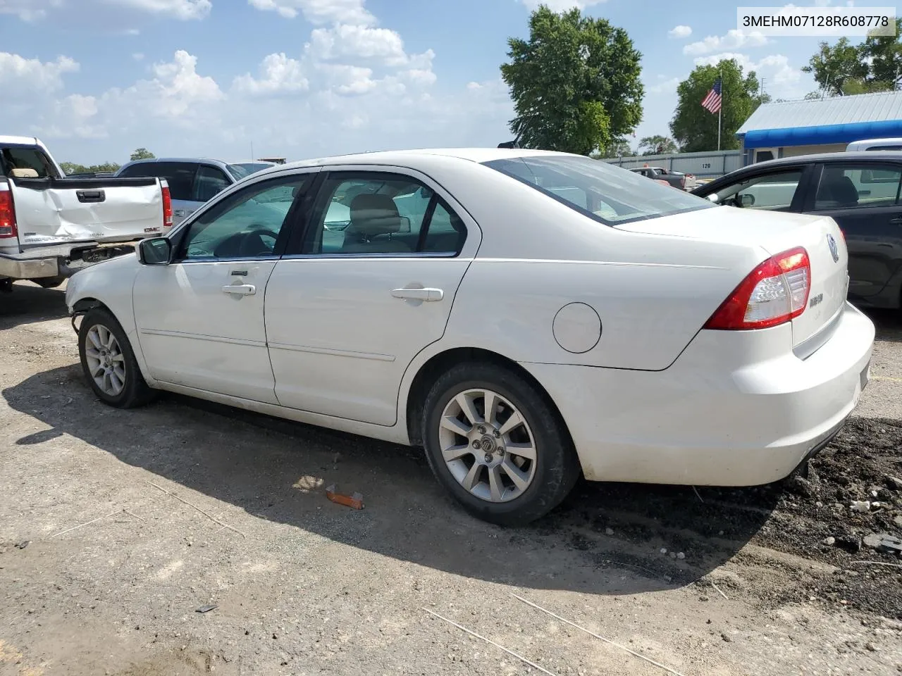 2008 Mercury Milan VIN: 3MEHM07128R608778 Lot: 74232614