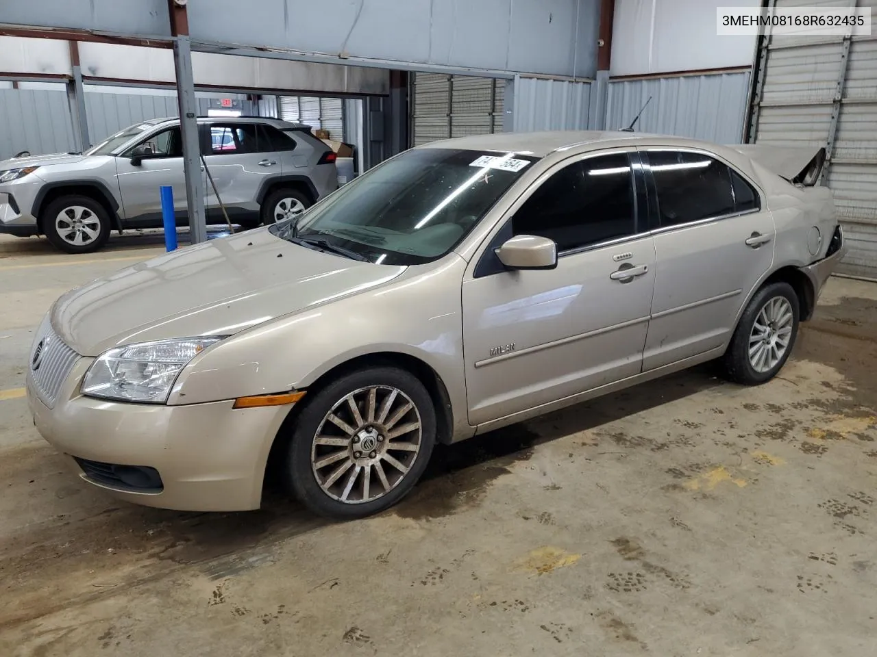 2008 Mercury Milan Premier VIN: 3MEHM08168R632435 Lot: 74380564