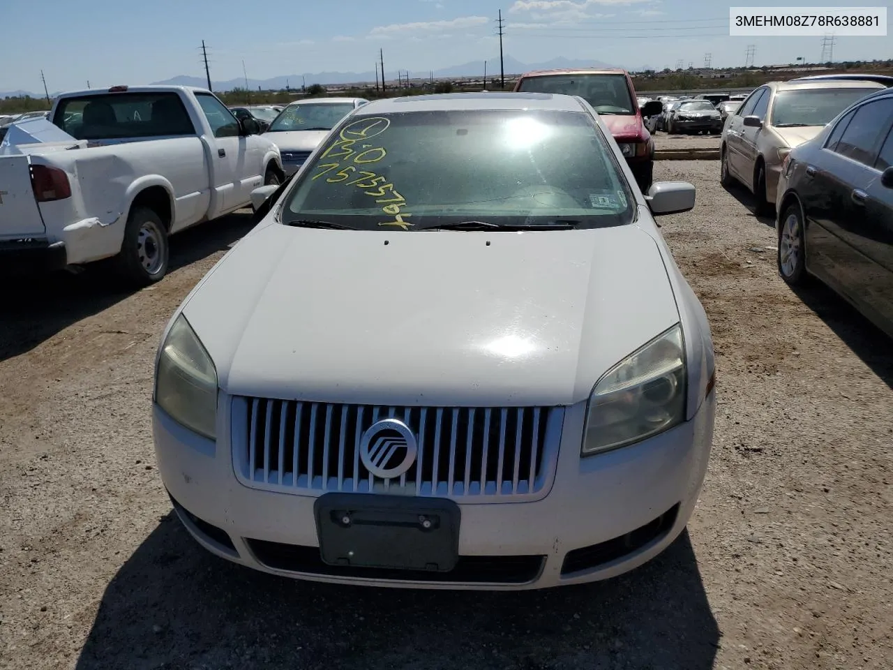 2008 Mercury Milan Premier VIN: 3MEHM08Z78R638881 Lot: 75755764