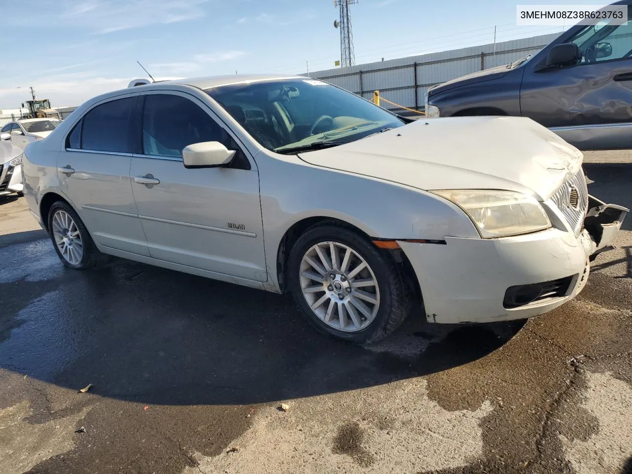 2008 Mercury Milan Premier VIN: 3MEHM08Z38R623763 Lot: 76411444