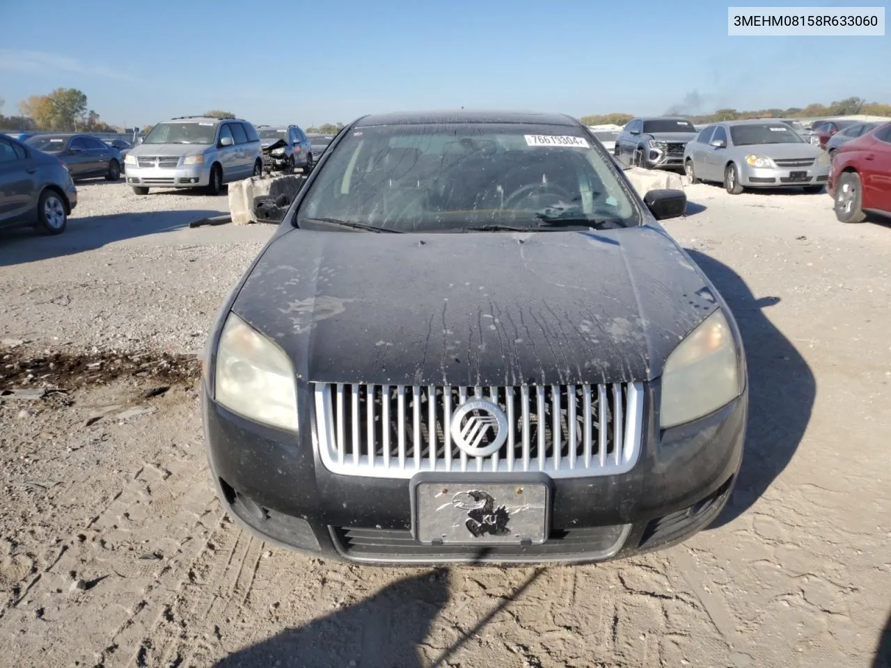 2008 Mercury Milan Premier VIN: 3MEHM08158R633060 Lot: 76619304