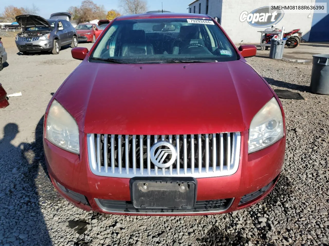 2008 Mercury Milan Premier VIN: 3MEHM08188R636390 Lot: 79293444