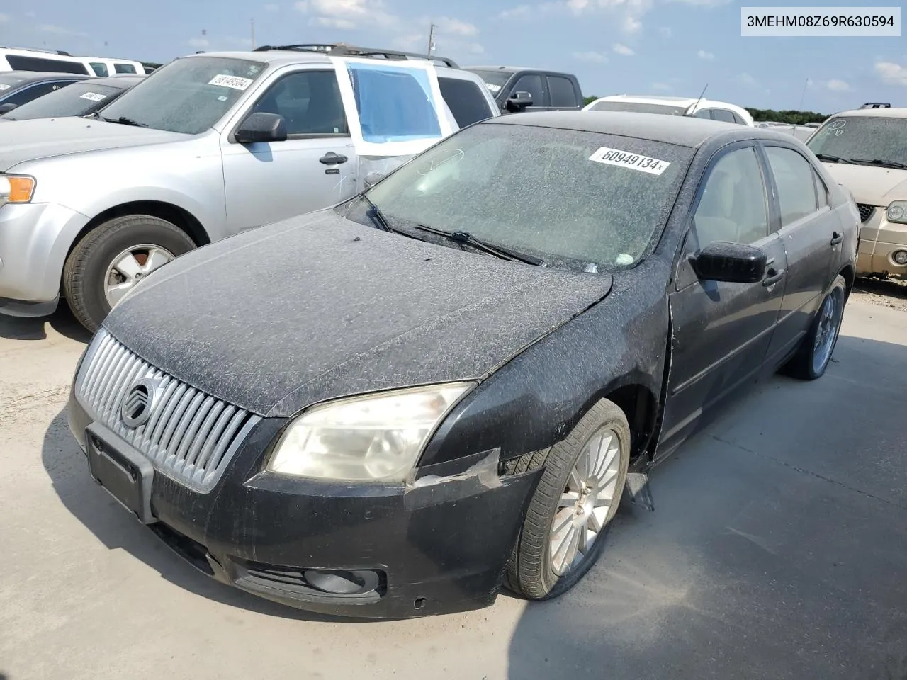 2009 Mercury Milan Premier VIN: 3MEHM08Z69R630594 Lot: 60949134