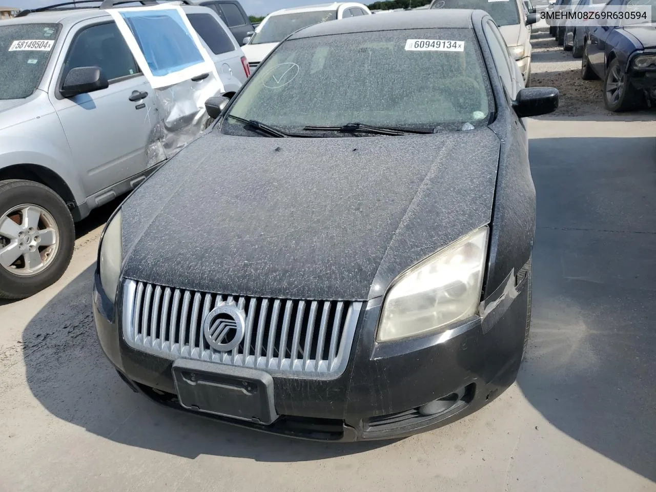 2009 Mercury Milan Premier VIN: 3MEHM08Z69R630594 Lot: 60949134