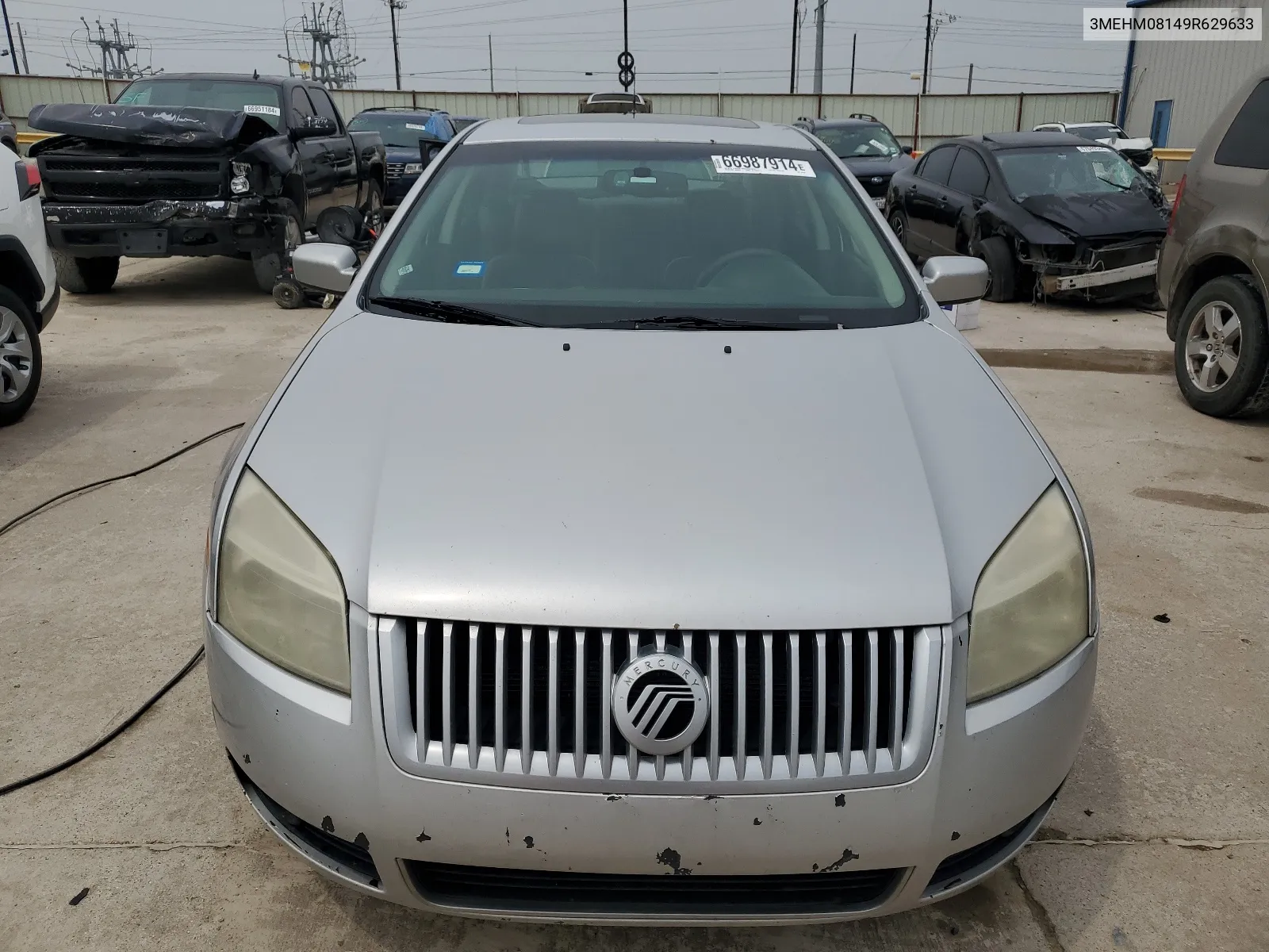 2009 Mercury Milan Premier VIN: 3MEHM08149R629633 Lot: 66987914