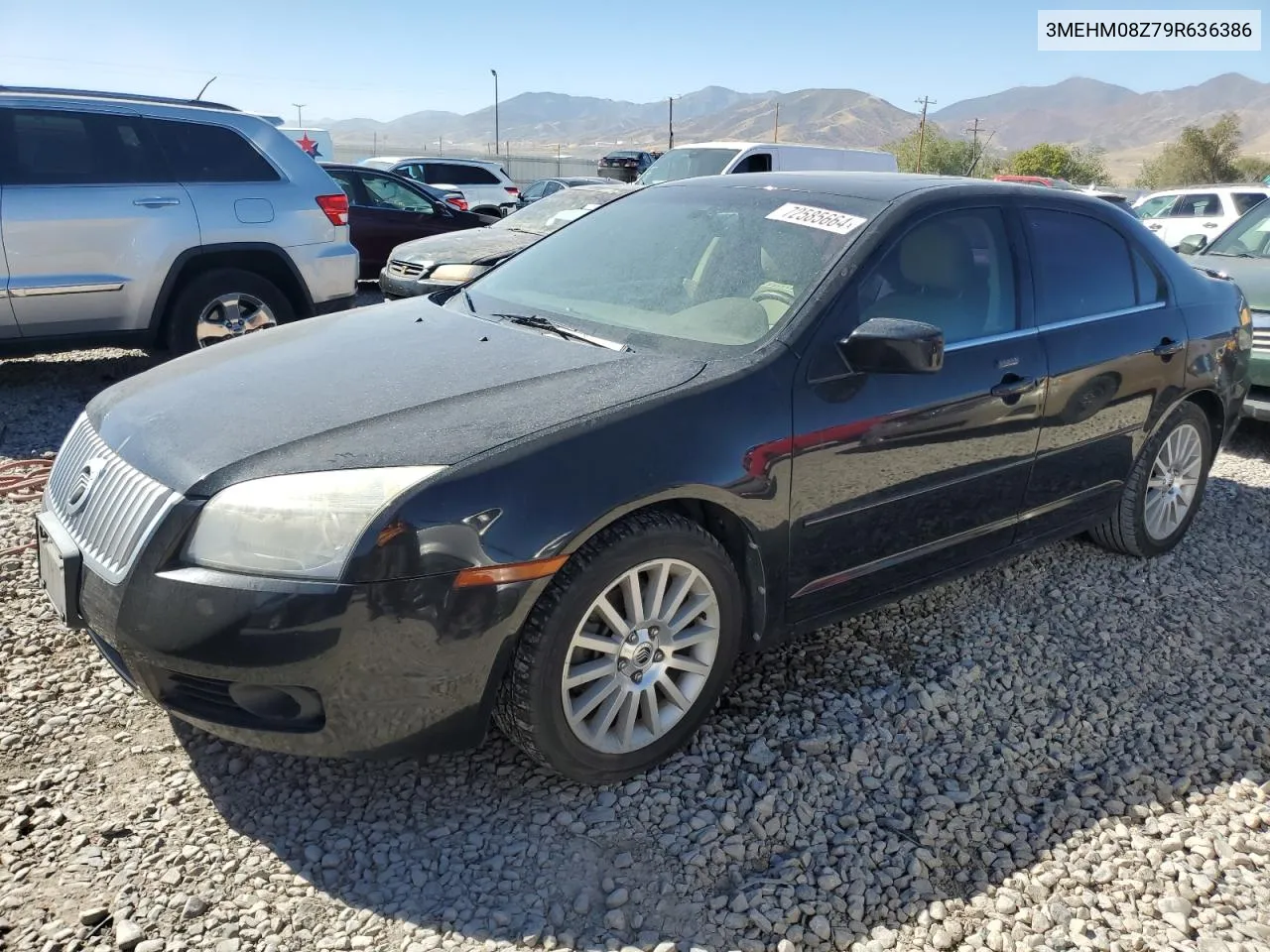 2009 Mercury Milan Premier VIN: 3MEHM08Z79R636386 Lot: 72585664