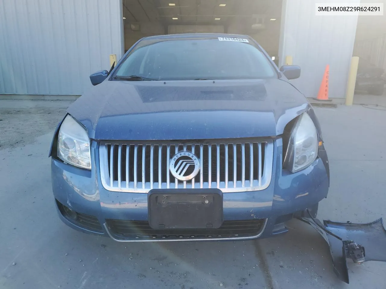 2009 Mercury Milan Premier VIN: 3MEHM08Z29R624291 Lot: 74316424