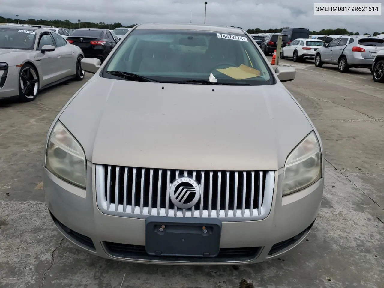 2009 Mercury Milan Premier VIN: 3MEHM08149R621614 Lot: 74679774