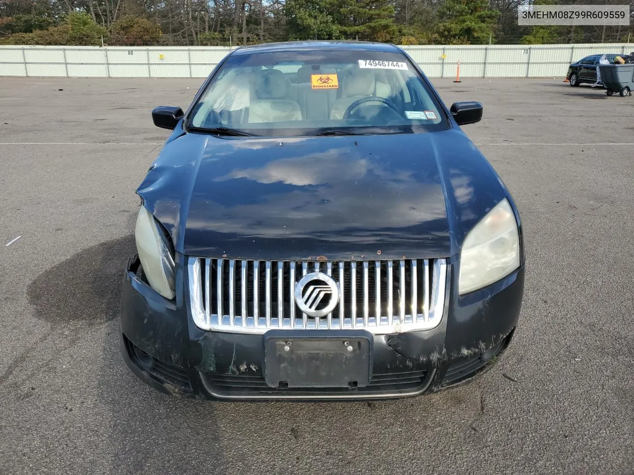 2009 Mercury Milan Premier VIN: 3MEHM08Z99R609559 Lot: 74946744