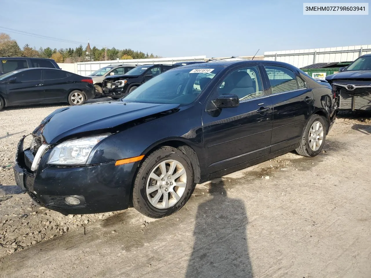 2009 Mercury Milan VIN: 3MEHM07Z79R603941 Lot: 78441614