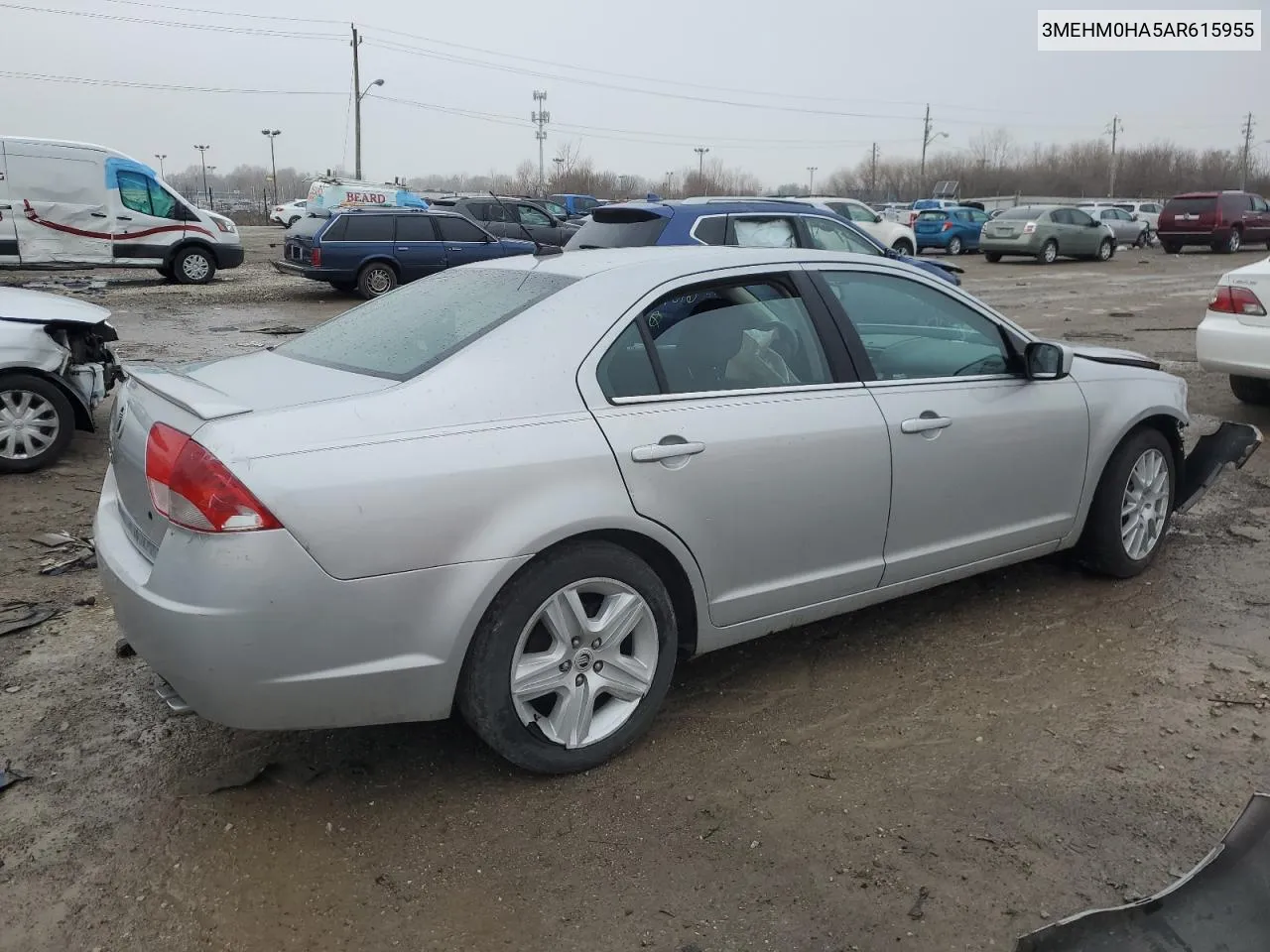 2010 Mercury Milan VIN: 3MEHM0HA5AR615955 Lot: 45707744